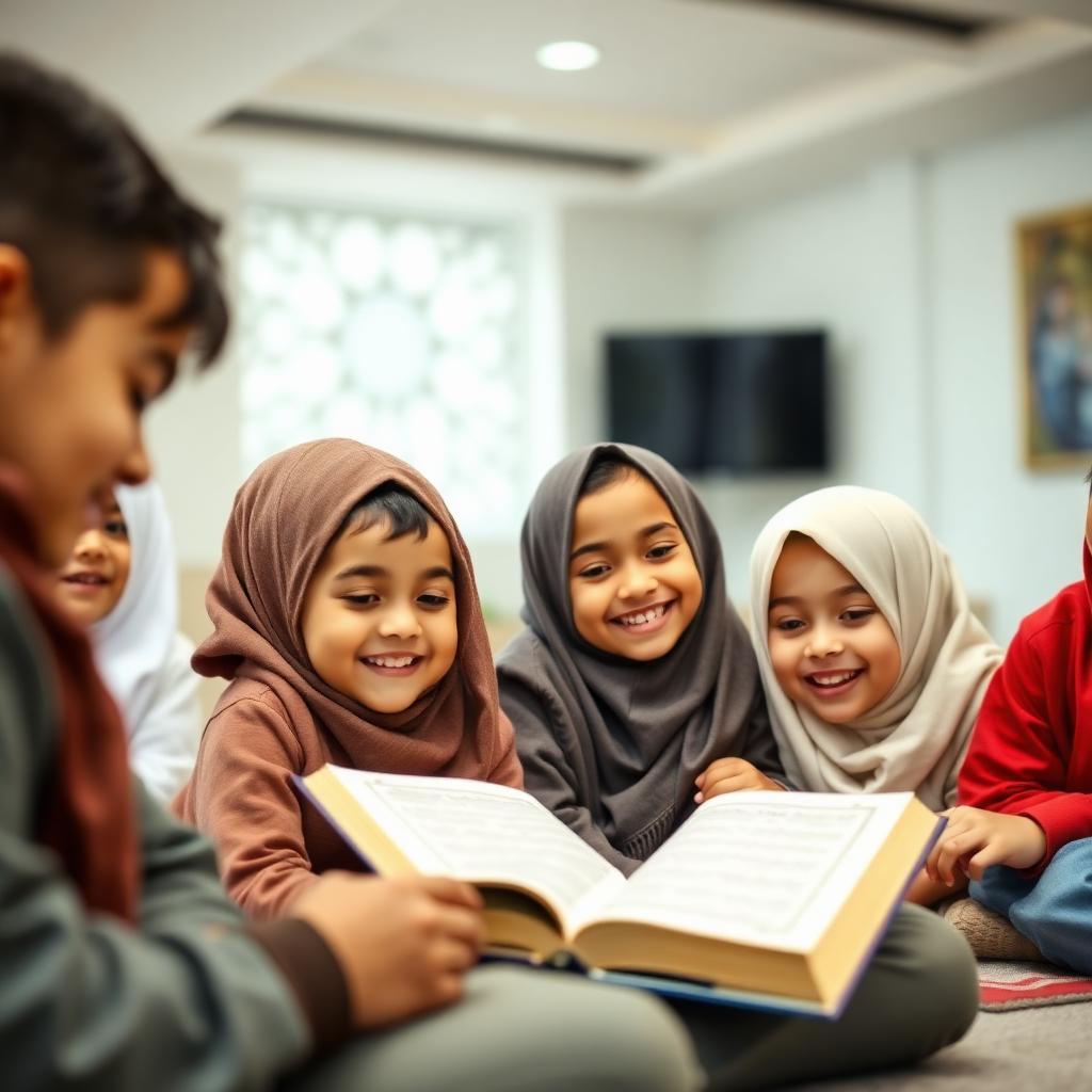 TSIS students learning Quran